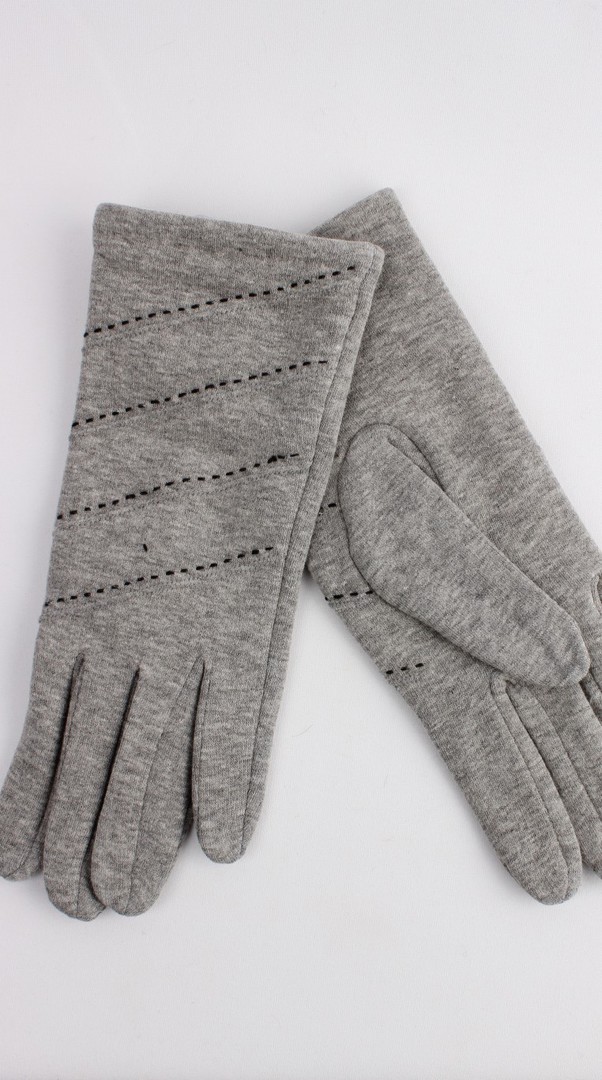  Thermal glove w contrast stitching grey Style; S/LK4389 image 0